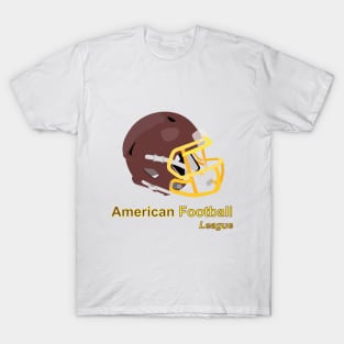 Helmet used in American football T-Shirt